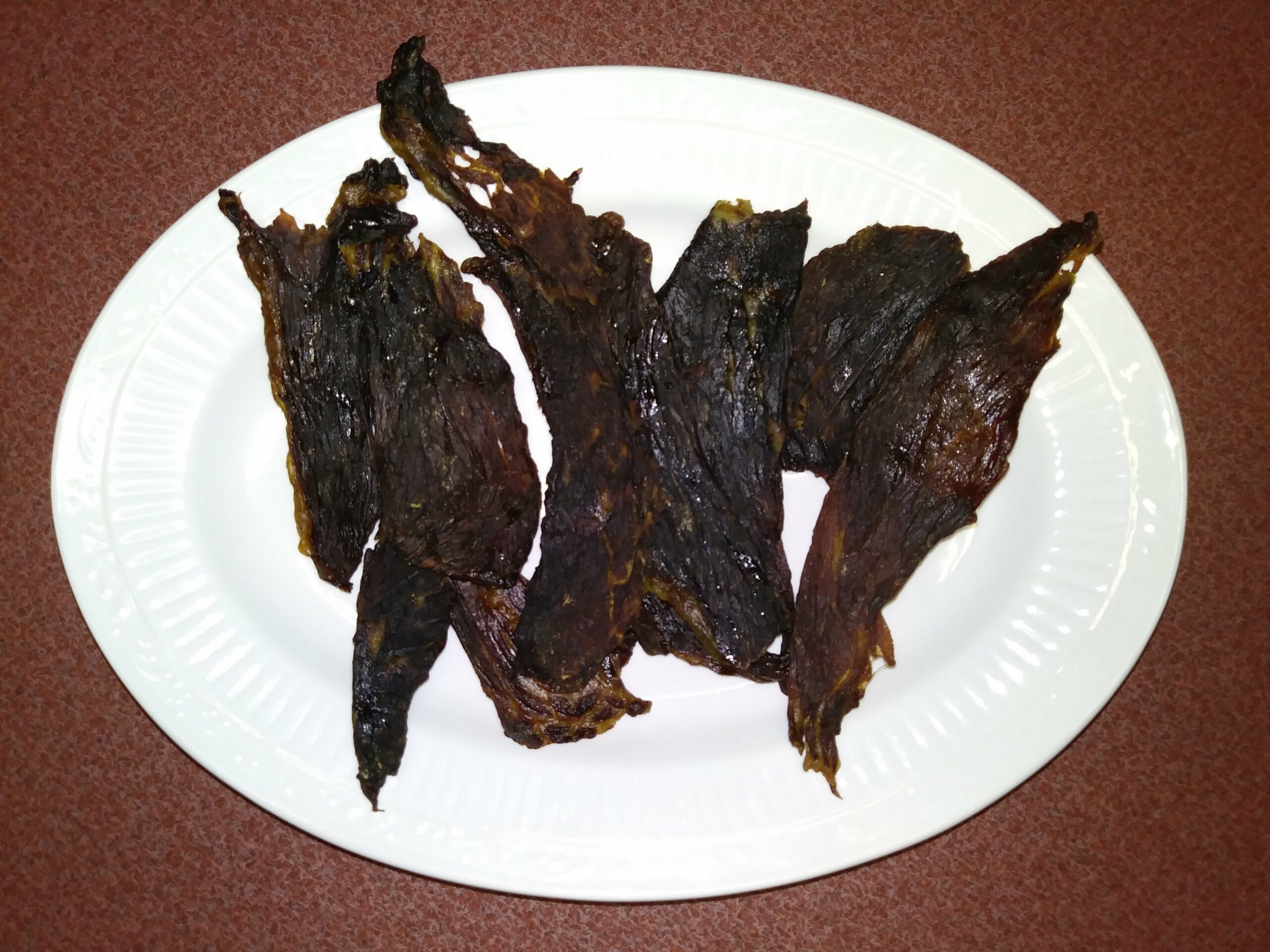 Teriyaki Beef Jerky using Tamari