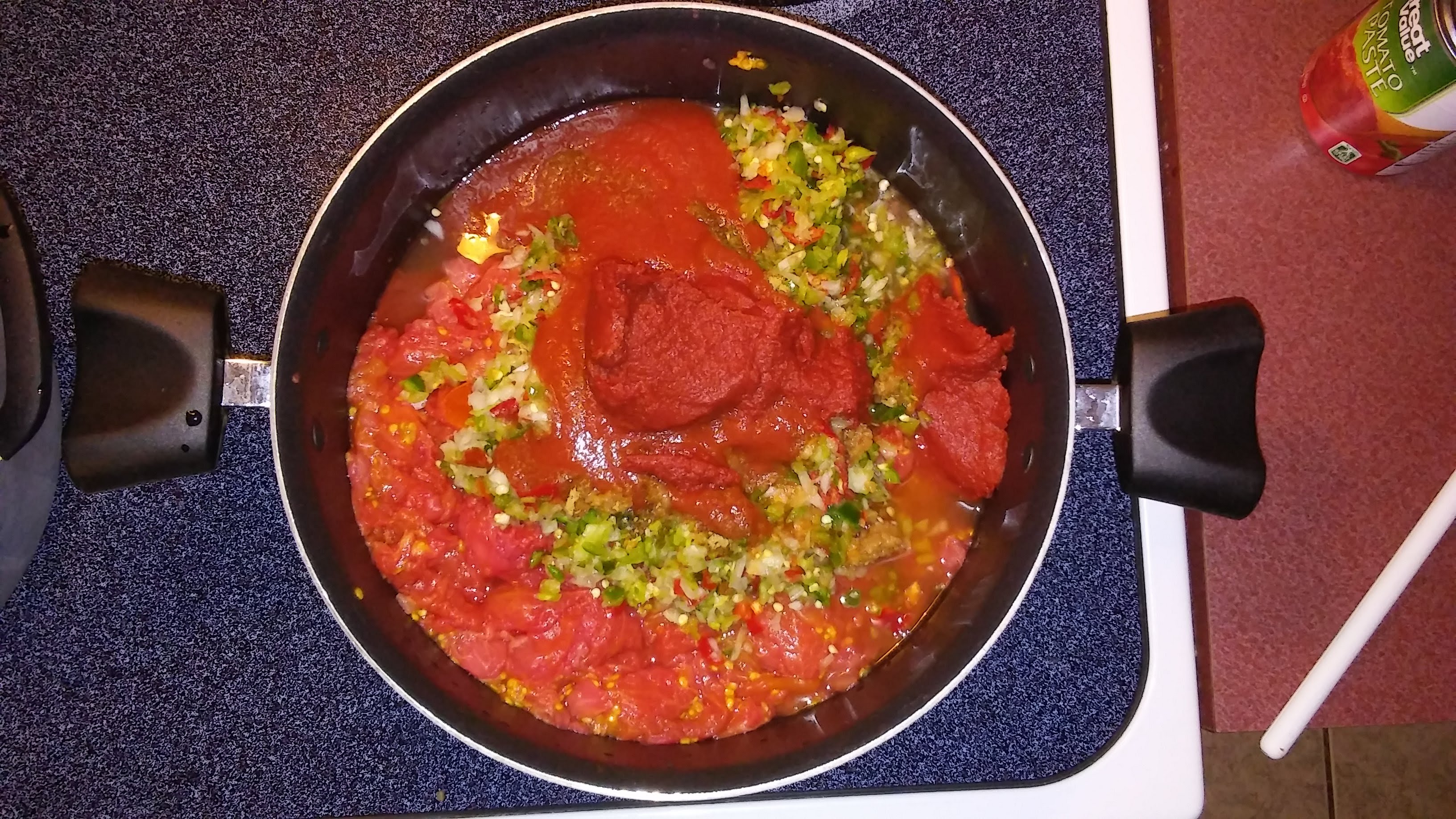 Place pot on the the stove and add all ingredients