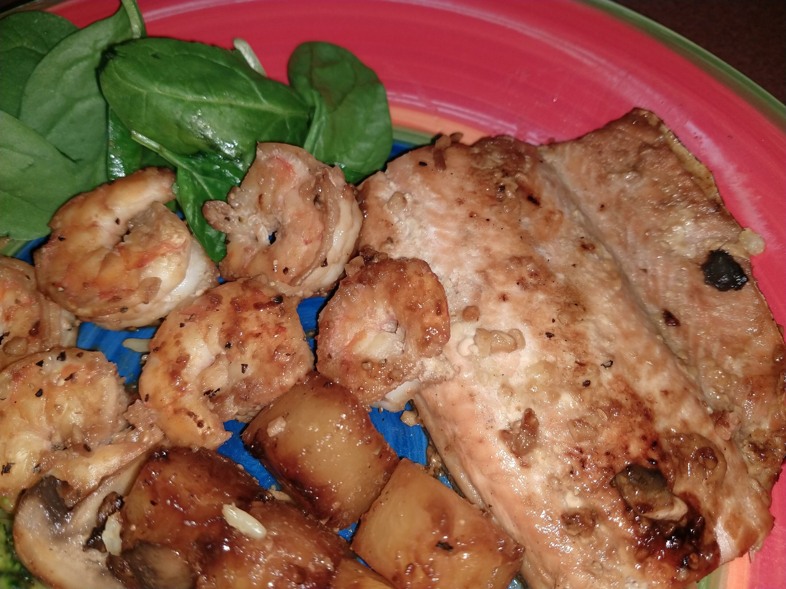 Salmon with Shrimp Recipe